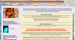 Desktop Screenshot of herpes.org